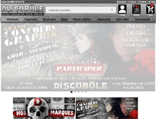Tablet Screenshot of newrock-vetement-gothique-metal.fr